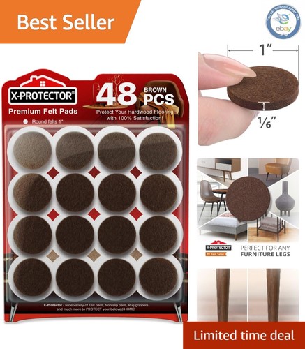 Count brown felt furniture - 48,