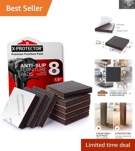 Square non slip - 1.5", furniture
