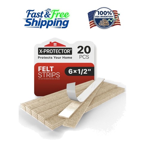Pack felt pads 1 2 - -, 1/2''
