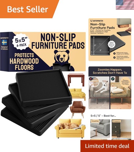 Non slip furniture pads 5x5 - non-slip,