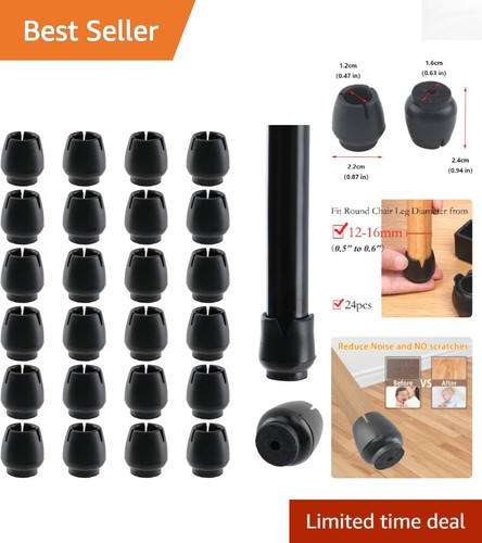 24pcs silicone black furniture - silicone,
